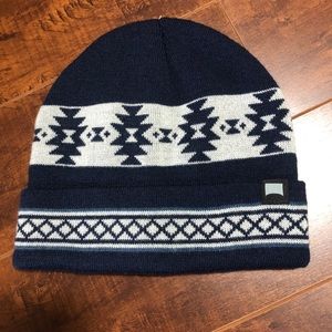 Navy Aztec Beanie